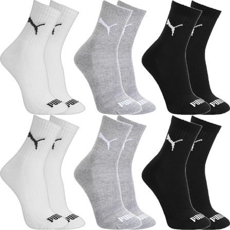 Kit 6 Pares Meias Puma Cano Médio Alto Atoalhada Original Kit 6 Pares Meias Puma Cano Médio Alto Atoalhada Original