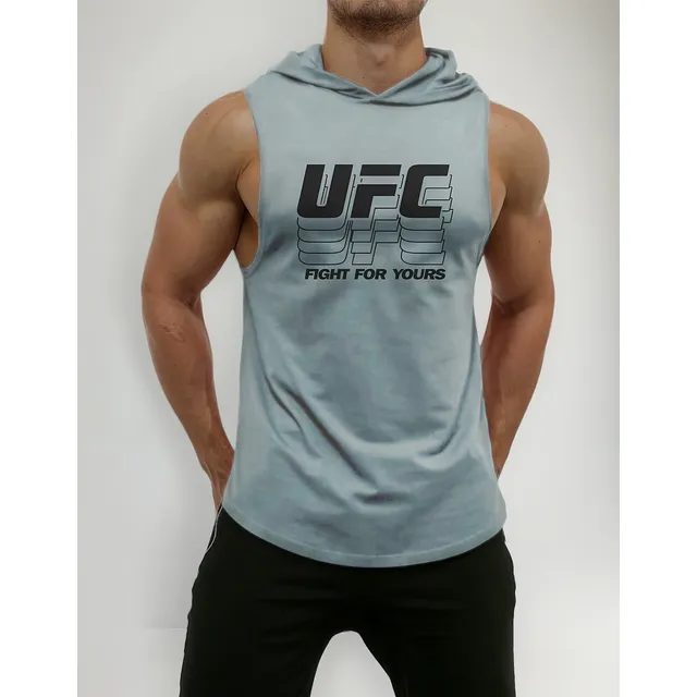 Sudadera Musculosa C/capucha Boxeo Ufc Muay Thai Mma Gym Fit