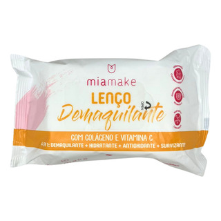 Mia Make Lenço Demaquilante Colågeno+ Vitamina C 4 Em 1 Mia Make Lenço Demaquilante Colågeno+ Vitamina C 4 Em 1