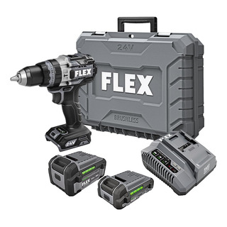Hammer Drill Flex Fx1271t-2b 24v 1/2 1400 Polegadas Com Bat Hammer Drill Flex Fx1271t-2b 24v 1/2 1400 Polegadas Com Bat