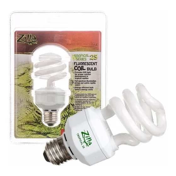 Zilla Bombillo Fluorescente 13 Watt Con Uvb , Reptiles