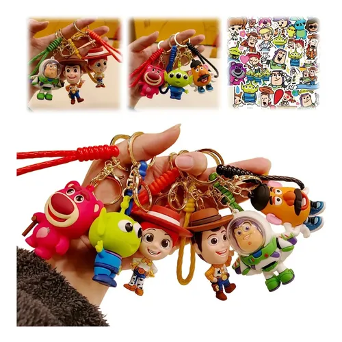 TOY STORY キーホルダー 4種セット S1 Hh Keychain Rt W Q.set 6 Da Coleção Toy Story Pixar