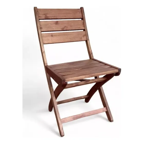 Silla Plegable Carrara De Madera Eucalipto Pintada Jardin