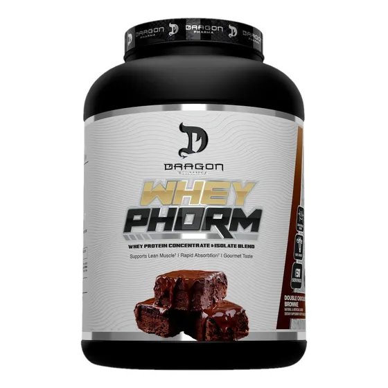 Dragon Proteina Wheyphorm Isolatada Hydrolizada 5 Lb Sabor Double Chocolate Brownie