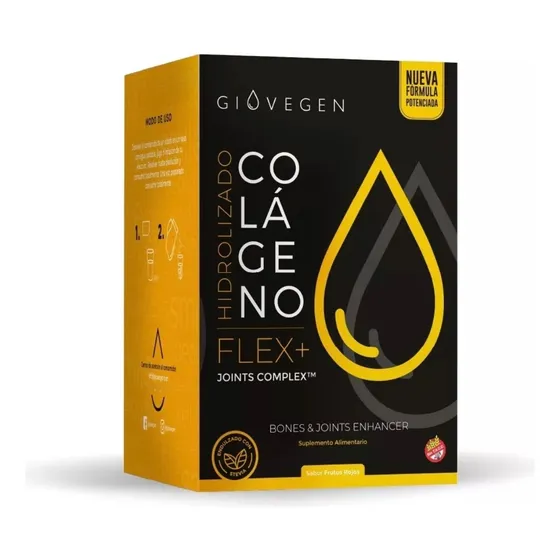Colágeo Hidrolizado Giovegen Flex Caja Por 30 Sobres