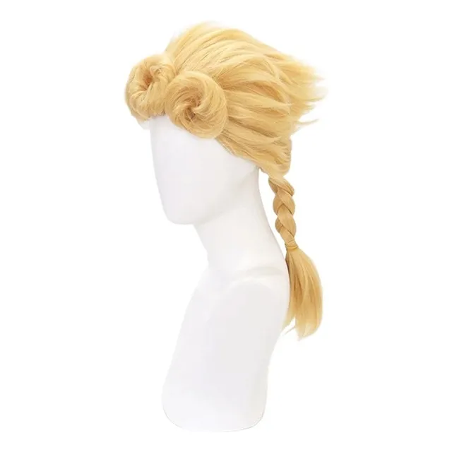 Peluca Cosplay Adventure Giovanna Jojo Golden Bizarre Giorno