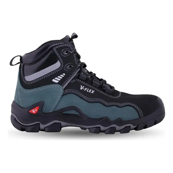 Zapato De Seguridad Botin V-flex V-15 Negro