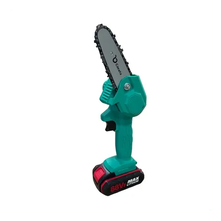Miniserra Elétrica Portátil Com 2 Baterias 88vf Corato Verde-claro