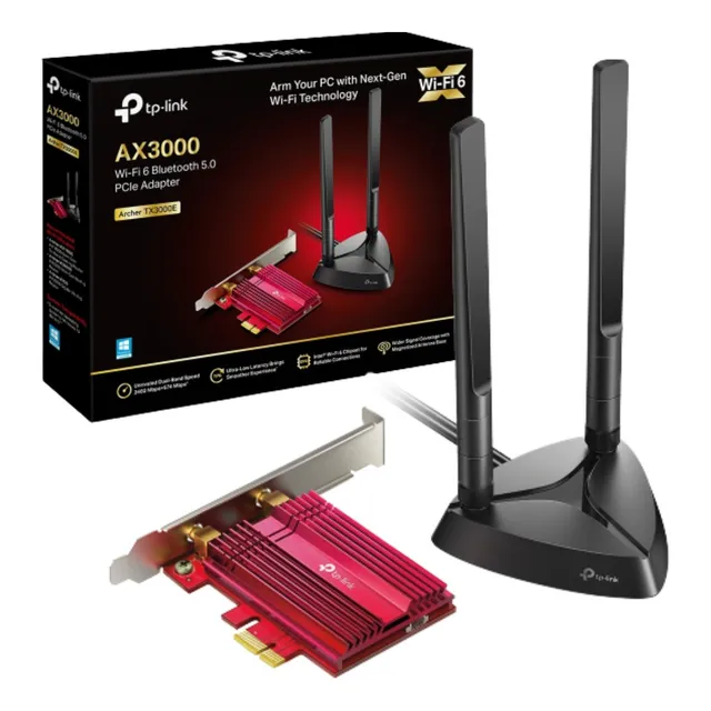 Tp-link Archer Tx3000e - Adaptador Wifi 6 + Bluetooth Pcie