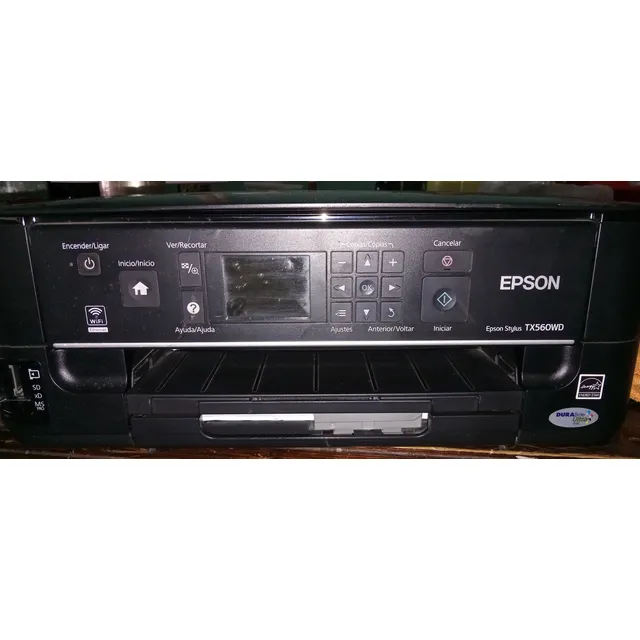 Multifuncional Epson Stylus Tx560 Wifi, Requiere Tinta Negro