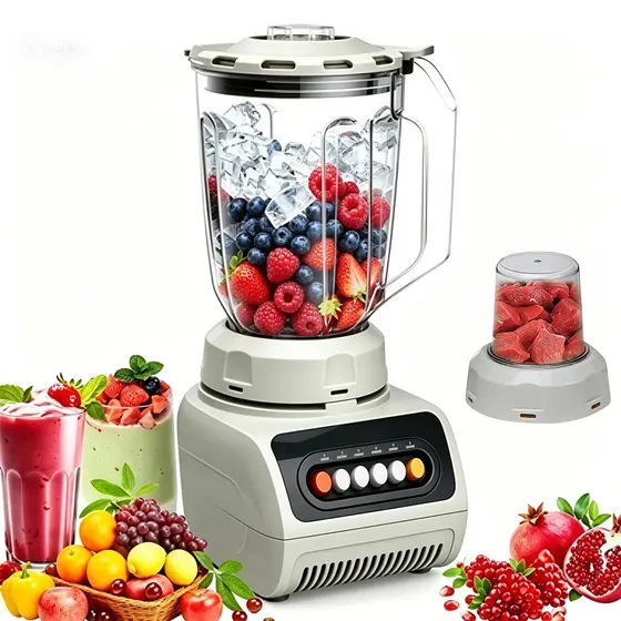 Licuadora Electrodomesticos Kwalux Cocina Tritura Hielo Al Instante Capacidad 5 Velocidades Más Pulso Ideal Para Recetas Frias
