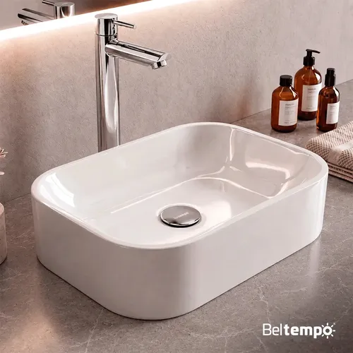 Prateleira de mármore sintético branco 45cm X36cm - | MercadoLivre