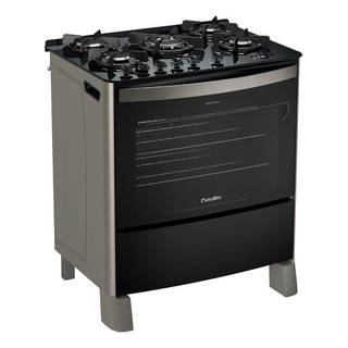 Fogão Esmaltec Esmeralda 5b Inox Timer Grill Elétrico Fogão Esmaltec Esmeralda 5b Inox Timer Grill Elétrico