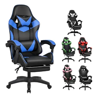 Cadeira EscritĂłrio Gamer ErgonĂŽmica ReclinĂĄvel Em Couro Cadeira EscritĂłrio Gamer ErgonĂŽmica ReclinĂĄvel Em Couro