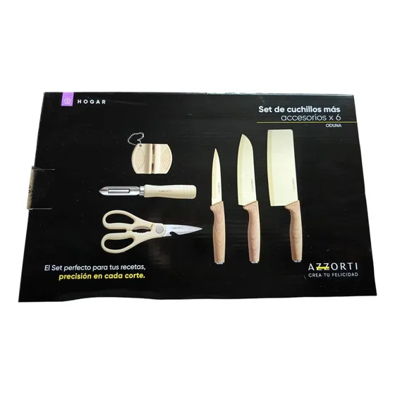Set De Cuchillos X 6 Unidades Azzorti