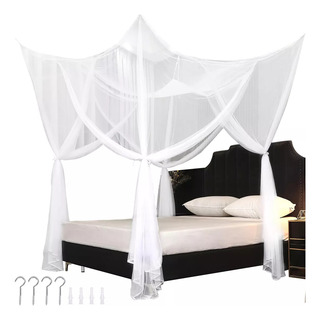 Dosel De Tela Mosquitera 4 Puertas Para Cama Matrimonial Dosel De Tela Mosquitera 4 Puertas Para Cama Matrimonial