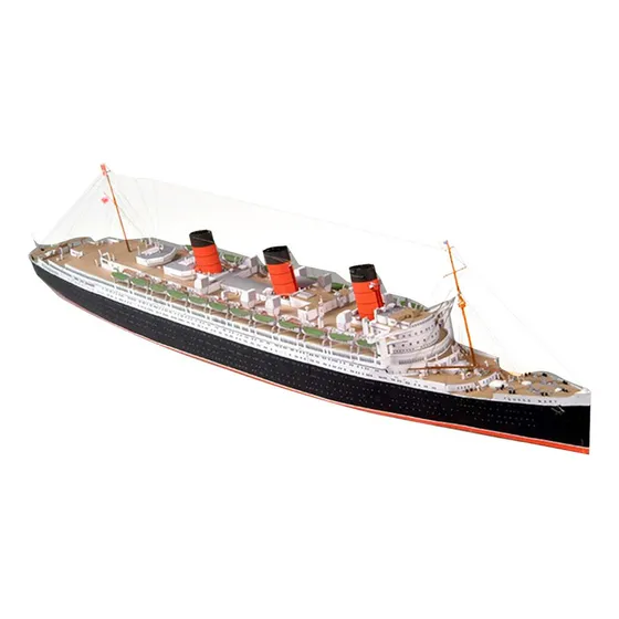 1:400 Scale 3d Puzzle Building Brain Teaser Ship For Shelf