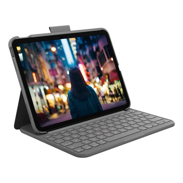 Funda Con Teclado Logitech/ Para iPad 735x996x08 /gray