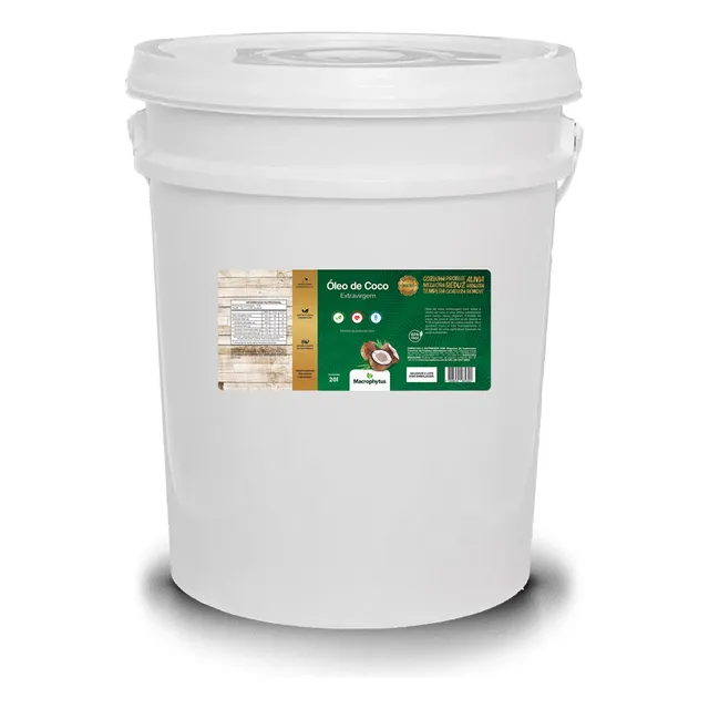 Óleo De Coco Extravirgem 0,1% Acidez 20l
