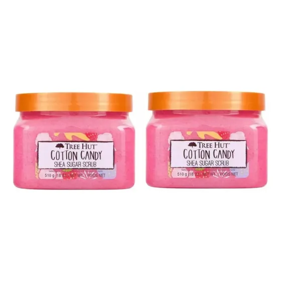 Exfoliante Tree Hut Cotton Candy  2 Pack Corporal 1kg Total