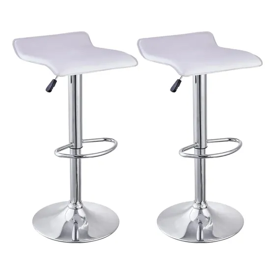 Homy Casa Inc Juego 10 Taburete Bar Giratorio Ajustabl Piel
