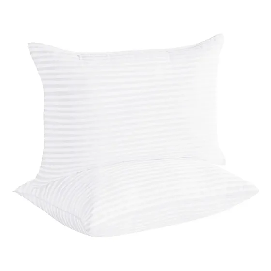 California Design Den 2 Almohadas Queen De Polirelleno Color Blanco