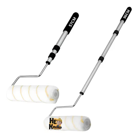 Rolo Lã Pintura Cabo Extensor Profissional Tinta Massa Textu