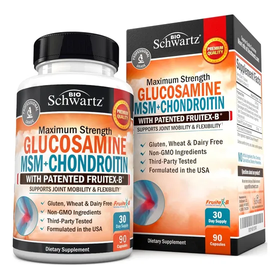 Suplemento Glucosamina 90 Capsulas Schwartz