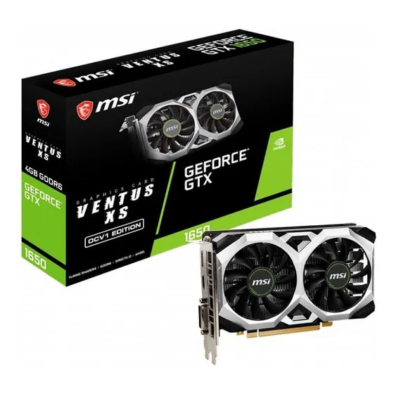 Placa de vídeo Nvidia MSI Ventus XS GeForce GTX 16 Series GTX 1650 OC Edition 4GB