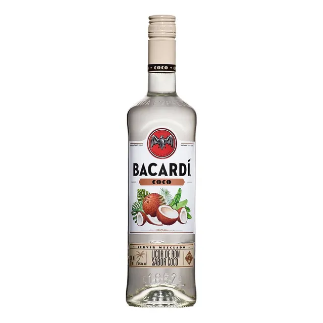 Pack De 6 Licor De Ron Bacardí De Coco 700 Ml