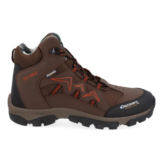 Botín Tipo Industrial Vazza Color Café Para Hombre