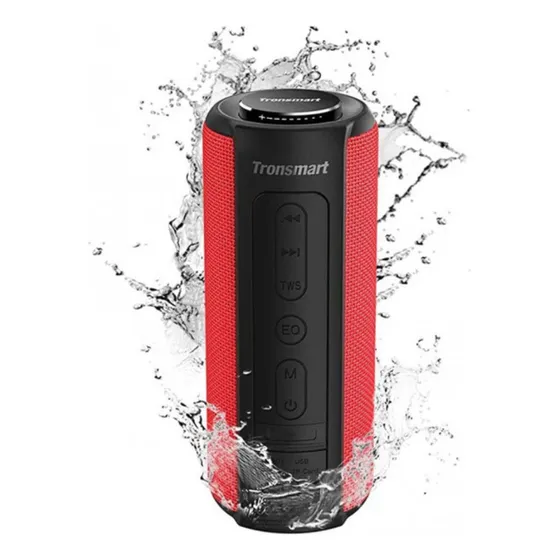 Parlante Bt Tronsmart T6 Plus Edición Actualizada 40w - Rojo