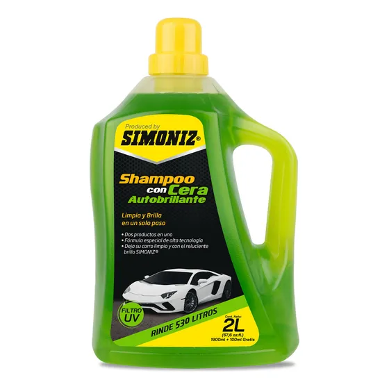 Shampoo Con Cera Autobrillante Simoniz 1900ml