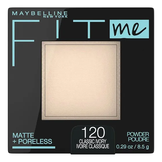 Polvo Maybelline Fit Me Matte+poreless N°120 Ivory
