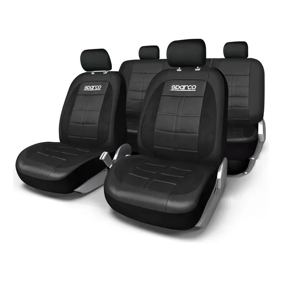 Fundas Cubreasiento Sparco Ecocuero Negro Universales