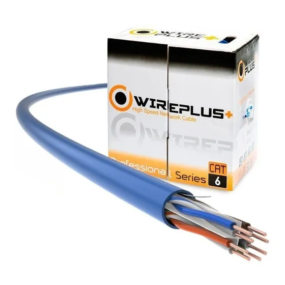 Cable Utp 15 Metros Cat6 Interior Para Internet Ponchado