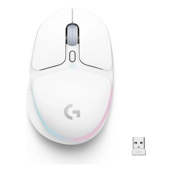 Mouse Gamer Sem Fio Logitech G705 LIGHTSPEED com RGB