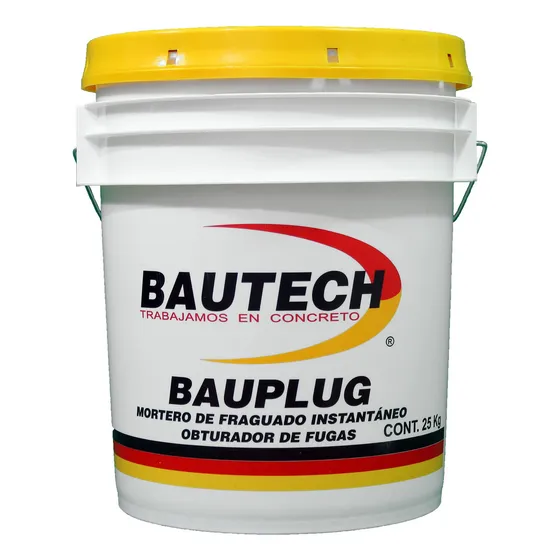 Mortero Obturador Instantáneo Filtraciones Bauplug 25kg