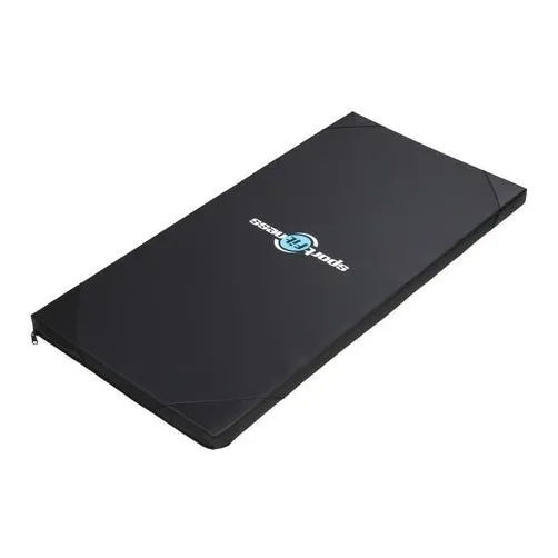 Colchoneta Profesional Recta Yoga - Ejercicios-sport Fitness Color Negro