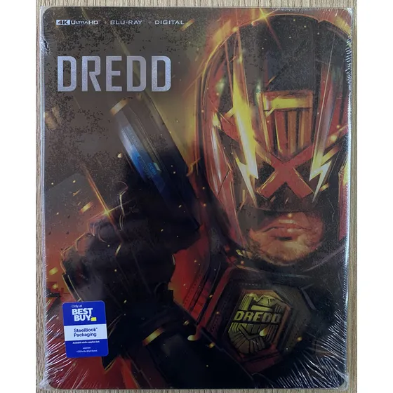 4k + Bluray Steelbook Dredd - O Juiz Do Apocalipse - Lacrado
