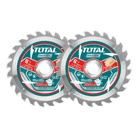 Set X 2 Discos Dentados 165mm 2pcs 24t 1mm Industrial