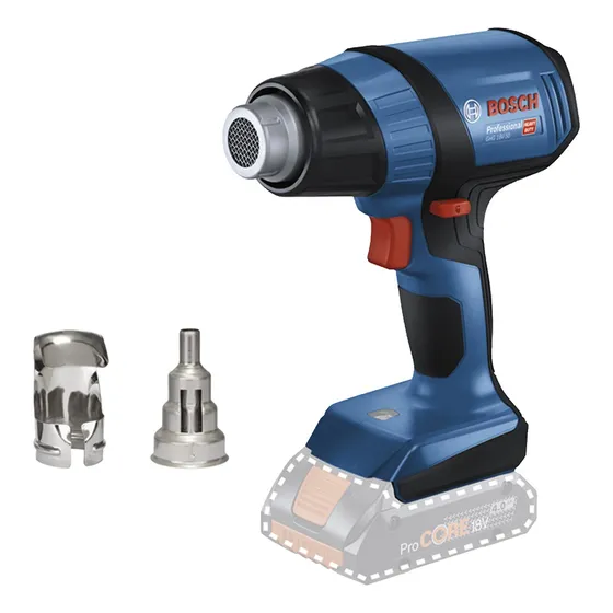 Pistola De Calor Bosch Ghg 18v-50 Baretool 300/500°c Indus. Azul