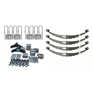 Kit Completo Suspension Remolque 13000 Lbs Muelles 6 Hojas Kit Completo Suspension Remolque 13000 Lbs Muelles 6 Hojas