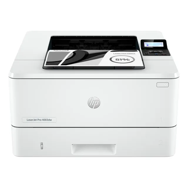 Impresora simple función monocromática HP Laser LaserJet Pro 4003dw con wifi