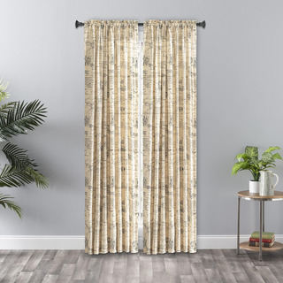 Cortina Ellis Curtain Script Crushed Taffeta Con Panel A Med Cortina Ellis Curtain Script Crushed Taffeta Con Panel A Med