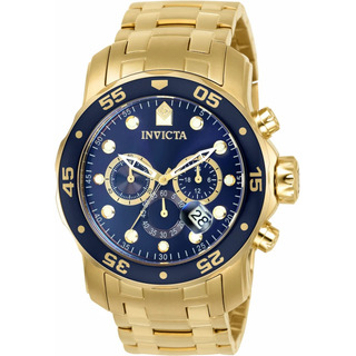 Relógio Invicta Pro Diver 0073 Banhado A Ouro 18k Com N.f Relógio Invicta Pro Diver 0073 Banhado A Ouro 18k Com N.f