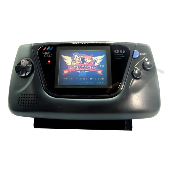 Sega Game Gear Recondicionado Com Capacitores Cerâmicos Smd + Sonic 2 Com Estojo Original!