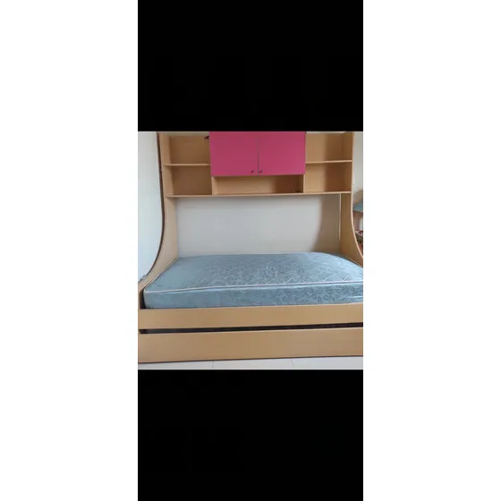 Cama Individual Duplex Centro Mueble Impecable Sin Colchón
