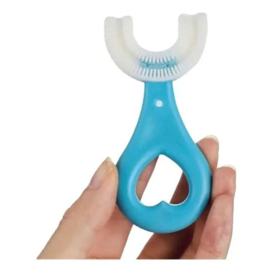 Cepillo De Silicona Para Niña En Forma De U
