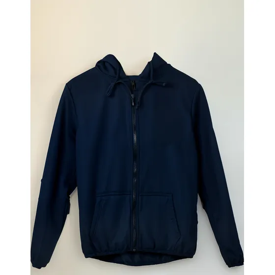 Campera Niño Deportiva Abrigada Motor Oil  2 Al 16 Azul